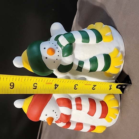 Partylite Snowman Pillar Candle Holder - Picture 4 of 7